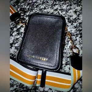 Marc Jacobs Black Leather Crossbody Bag